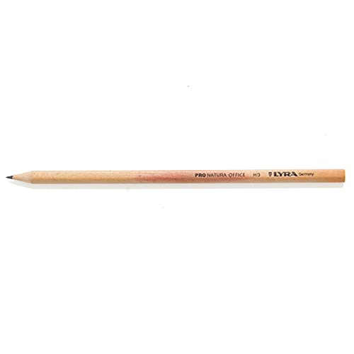 LYRA Bleistift Pro Natura Office, sechseckig, H, Schaftfarbe: natur (12 Stück), Sie erhalten 1 Packung á 12 Stück von LYRA
