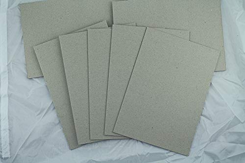 10 Stück Buchbinderpappe Graukarton Format DIN A2 (420 x 594 mm) 2,50mm starke Graupappe Sonderformate des Kartons ist auf Anfrage möglich von LYSCO