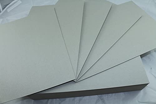 200 Stück Buchbinderpappe Graukarton Format DIN A6 (105 x 148 mm) 1,0mm starke Graupappe Sonderformate des Kartons ist auf Anfrage möglich von LYSCO