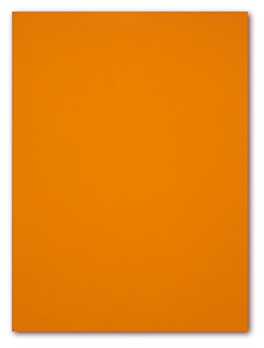 25 Blatt farbiges Briefpapier Lysco Color Paper NEON Hellorange Format DIN A6 (105 x 148 mm) Papier Farbe Briefbogen Orange (LCP-111) von LYSCO