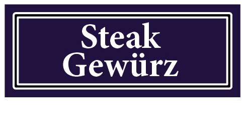 5 Stück Gewürzaufkleber Steak Gewürz 40x16mm Gewürzetiketten Sticker Lebensmittel (Auf-G144) von LYSCO