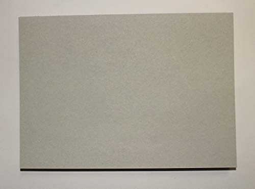50 Stück Graukarton Format DIN A2 (420 x 594 mm) 0,5mm starke Graupappe Sonderformate des Maschinengraukartons ist auf Anfrage möglich von LYSCO