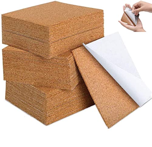 LYTIVAGEN 50 Stück Kork Quadrate Selbstklebende Korkplatten Quadratische Kork Untersetzer 10x10cm Korkunterlagen Korkmatten Wand Korkfliesen Kork Pinnwand für Büro, Schule, Heimtextilien LYTIVAGEN 50 Stück Kork Quadrate Selbstklebende Korkplatten Quadratische Kork Untersetzer 10x10cm Korkunterlagen Korkmatten Wand Korkfliesen Kork Pinnwand für Büro, Schule, Heimtextilien von LYTIVAGEN