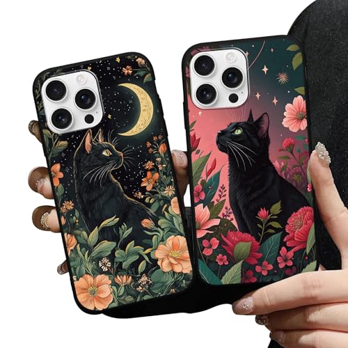 LYUBFDC 2 Stück Karikatur Katze Blume Handyhülle für iPhone 7 Plus/8 Plus Hülle 5,5",Aesthetic Mond Flowers Muster Design Mädchen Frauen Case,TPU Silikon Süßes Kawaii Stoßfest Schutzhülle,Cute LYUBFDC 2 Stück Karikatur Katze Blume Handyhülle für iPhone 7 Plus/8 Plus Hülle 5,5",Aesthetic Mond Flowers Muster Design Mädchen Frauen Case,TPU Silikon Süßes Kawaii Stoßfest Schutzhülle,Cute von LYUBFDC