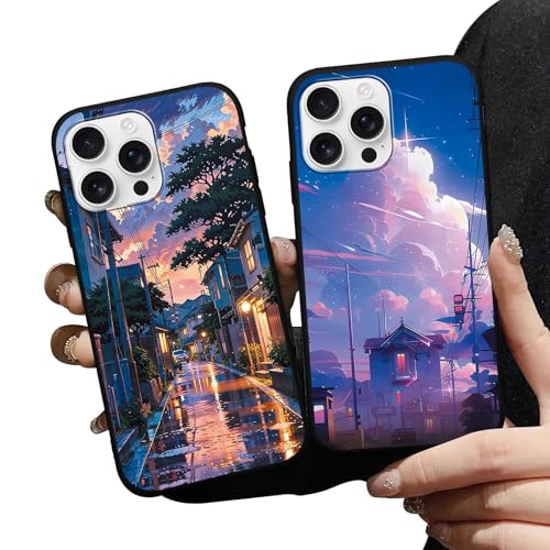 LYUBFDC 2 Stück Karikatur Wolken Handyhülle für iPhone 12 Pro Max Hülle 6,7",Aesthetic Meteor Muster Design Mädchen Frauen Case,TPU Silikon Süßes Cartoon Straße Stoßfest Schutzhülle,Cute LYUBFDC 2 Stück Karikatur Wolken Handyhülle für iPhone 12 Pro Max Hülle 6,7",Aesthetic Meteor Muster Design Mädchen Frauen Case,TPU Silikon Süßes Cartoon Straße Stoßfest Schutzhülle,Cute von LYUBFDC