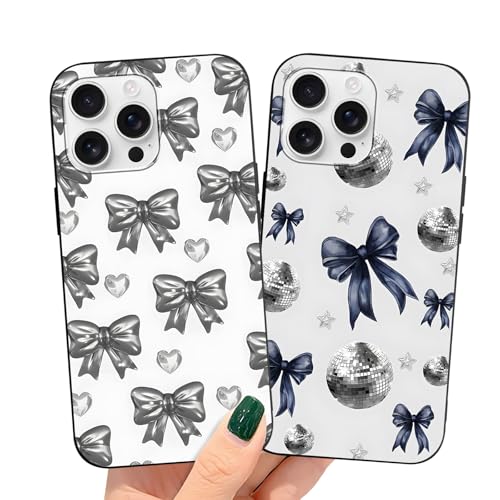 LYUBFDC 2 Stück Kawaii Aesthetic Liebe Bows Handyhülle für iPhone 7 Plus/8 Plus Hülle Schwarz 5,5",Cute Cartoon Süßes Farbe Y2K Bogen Muster Handyhülle Frauen Mädchen Case,TPU Stoßfest Schutzhülle LYUBFDC 2 Stück Kawaii Aesthetic Liebe Bows Handyhülle für iPhone 7 Plus/8 Plus Hülle Schwarz 5,5",Cute Cartoon Süßes Farbe Y2K Bogen Muster Handyhülle Frauen Mädchen Case,TPU Stoßfest Schutzhülle von LYUBFDC