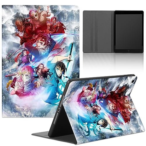 Tablet Hülle für Lenovo Tab P11 TB-J606/P11 Plus TB-J607 11 Zoll, Anime Kamado Tanjirou Inosuke Junge Cover, Schutzhülle PU Leder Flip Multi-Winkel Verstellbar Ständer Tablet Folio von LYUBFDC
