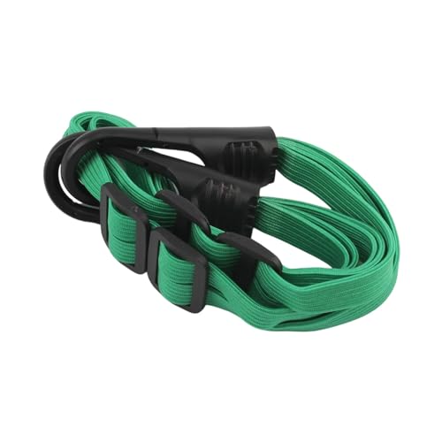 LYVQZPWLRFesseln Sie das Band, Fahrrad-Elastikseil Motorradhelmgurte 60CM Haken Gepäck Einziehbares elastisches Seil Fester Gurt Helmgepäcknetz(Green) von LYVQZPWLR