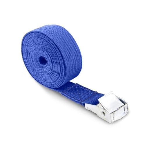 LYVQZPWLRFesseln Sie das Band, Ratschengurte 1m/2m Schnalle Zurrgurt Ladungsgurte Motorrad Fahrrad(Dark Blue,2m) von LYVQZPWLR