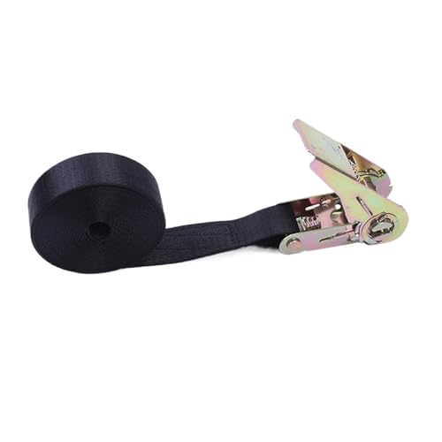 LYVQZPWLRFesseln Sie das Band, Ratschengurte 3Meter Schnalle Zurrgurt Ladungsgurte Motorrad Fahrrad(Black) von LYVQZPWLR