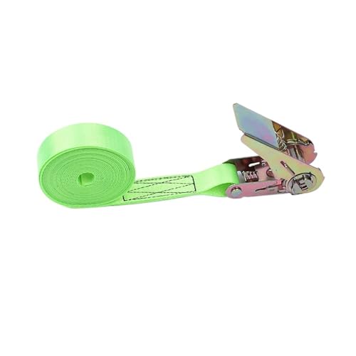 LYVQZPWLRFesseln Sie das Band, Ratschengurte 3Meter Schnalle Zurrgurt Ladungsgurte Motorrad Fahrrad(Light Green) von LYVQZPWLR