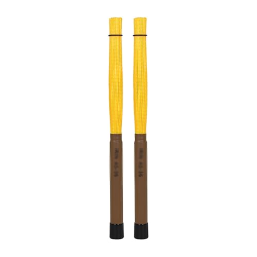 LYVQZPWLRTrommelbürsten, Drum Brushes Drum Brushes Drum Beam Sticks Drum Sticks Jazz Drum Brushes for Snare Drums(4) von LYVQZPWLR