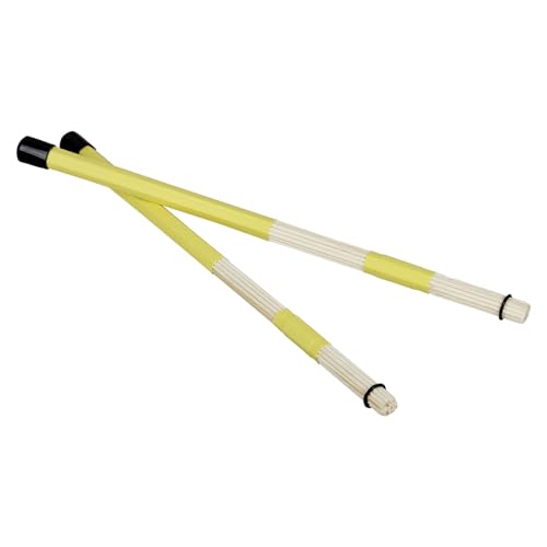 LYVQZPWLRTrommelbürsten, Drum Brushes Drum Bunch Sticks Drum Brush Sticks aus Holz 19 Bündel Drum Sticks for Snare Drums(Giallo) von LYVQZPWLR