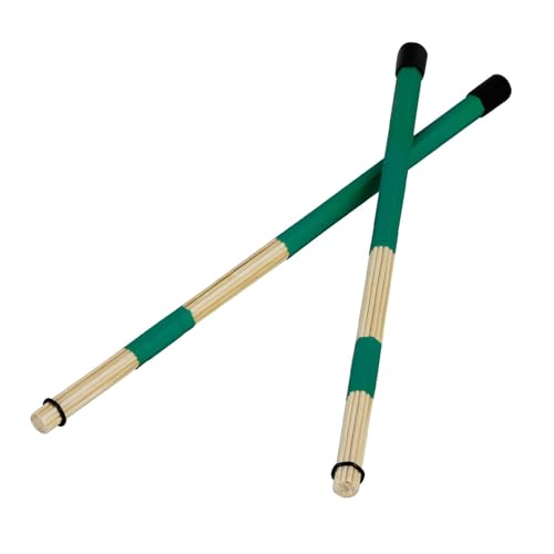 LYVQZPWLRTrommelbürsten, Drum Brushes Drum Bunch Sticks Drum Brush Sticks aus Holz 19 Bündel Drum Sticks for Snare Drums(Green) von LYVQZPWLR