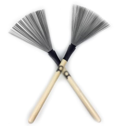 LYVQZPWLRTrommelbürsten, Trommelbürsten Trommelbürsten Koffertrommeln Holzgriff Stahlbürsten Trommelstöcke for Snare Drums LYVQZPWLRTrommelbürsten, Trommelbürsten Trommelbürsten Koffertrommeln Holzgriff Stahlbürsten Trommelstöcke for Snare Drums von LYVQZPWLR