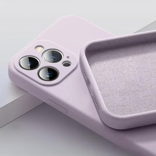 LYWZDZQ Flüssigsilikon-Fluoreszenzgelbe Handyhülle für iPhone 16 15 11 12 13 14 Pro Max 16 Plus Stoßfeste Schutzrückseite, Grasviolett, für iPhone 13 Pro LYWZDZQ Flüssigsilikon-Fluoreszenzgelbe Handyhülle für iPhone 16 15 11 12 13 14 Pro Max 16 Plus Stoßfeste Schutzrückseite, Grasviolett, für iPhone 13 Pro von LYWZDZQ