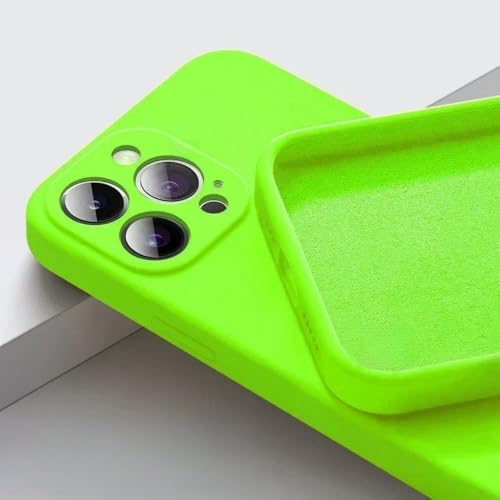 LYWZDZQ Flüssigsilikon-Telefonhülle in fluoreszierender Gelbfarbe für iPhone 16 15 11 12 13 14 Pro Max 16 Plus, stoßfeste Schutzhülle für die Rückseite, Fluoreszierendes Gelb, für iPhone 14 Pro LYWZDZQ Flüssigsilikon-Telefonhülle in fluoreszierender Gelbfarbe für iPhone 16 15 11 12 13 14 Pro Max 16 Plus, stoßfeste Schutzhülle für die Rückseite, Fluoreszierendes Gelb, für iPhone 14 Pro von LYWZDZQ
