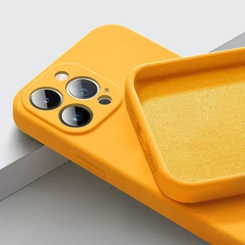 LYWZDZQ Flüssigsilikon-Telefonhülle in fluoreszierender Gelbfarbe für iPhone 16 15 11 12 13 14 Pro Max 16 Plus, stoßfeste Schutzhülle für die Rückseite, Orange, für iPhone 16 Pro LYWZDZQ Flüssigsilikon-Telefonhülle in fluoreszierender Gelbfarbe für iPhone 16 15 11 12 13 14 Pro Max 16 Plus, stoßfeste Schutzhülle für die Rückseite, Orange, für iPhone 16 Pro von LYWZDZQ