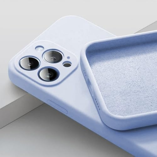 LYWZDZQ Handyhülle für iPhone 16 15 14 13 11 12 Pro Max 15 Plus Silikon Einfarbige Fall- und Kollisionsschutzhülle, Wolkenblau, für iPhone 16 Plus LYWZDZQ Handyhülle für iPhone 16 15 14 13 11 12 Pro Max 15 Plus Silikon Einfarbige Fall- und Kollisionsschutzhülle, Wolkenblau, für iPhone 16 Plus von LYWZDZQ