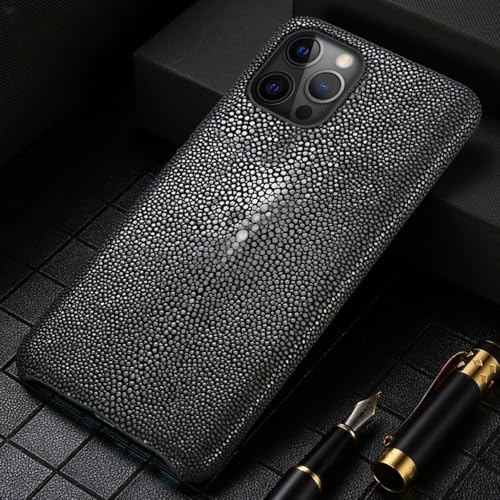 LYWZDZQ Leder-Handyhülle mit Rochenmuster für iPhone 16 15 12 13 14 Pro Max Plus 14Pro 15Pro 11 Promax Luxuriöse stoßfeste Rückseite, grau, für iPhone 13 LYWZDZQ Leder-Handyhülle mit Rochenmuster für iPhone 16 15 12 13 14 Pro Max Plus 14Pro 15Pro 11 Promax Luxuriöse stoßfeste Rückseite, grau, für iPhone 13 von LYWZDZQ