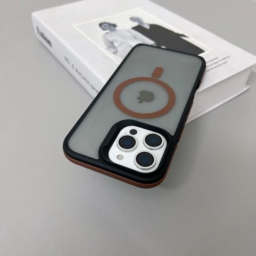 LYWZDZQ Luxuriöse, magnetische, Matte, durchscheinende und stoßfeste Schutzhülle für iPhone 11 12 13 14 15 16 Pro Max, kabellose Ladehülle, Khaki, für iPhone 16 ProMax LYWZDZQ Luxuriöse, magnetische, Matte, durchscheinende und stoßfeste Schutzhülle für iPhone 11 12 13 14 15 16 Pro Max, kabellose Ladehülle, Khaki, für iPhone 16 ProMax von LYWZDZQ
