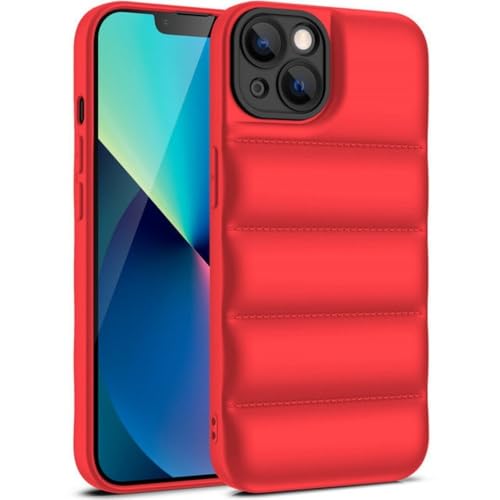 LYWZDZQ Luxuriöse Daunenjacke-Handyhülle für iPhone 16 15 14 13 12 11 Pro XS Max X XR 7 8 Plus Die Pufferhülle Weiche stoßfeste Silikonhülle, B, Rot, für iPhone 13 Pro LYWZDZQ Luxuriöse Daunenjacke-Handyhülle für iPhone 16 15 14 13 12 11 Pro XS Max X XR 7 8 Plus Die Pufferhülle Weiche stoßfeste Silikonhülle, B, Rot, für iPhone 13 Pro von LYWZDZQ