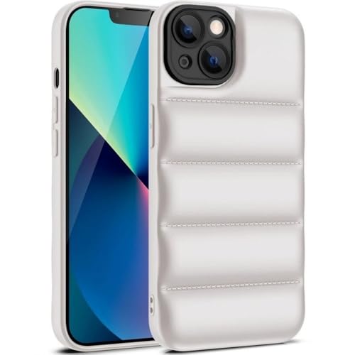 LYWZDZQ Luxuriöse Daunenjacke-Handyhülle für iPhone 16 15 14 13 12 11 Pro XS Max X XR 7 8 Plus The Puffer Case Weiche stoßfeste Silikonhülle, B, Elfenbeinweiß, für iPhone 14 Plus LYWZDZQ Luxuriöse Daunenjacke-Handyhülle für iPhone 16 15 14 13 12 11 Pro XS Max X XR 7 8 Plus The Puffer Case Weiche stoßfeste Silikonhülle, B, Elfenbeinweiß, für iPhone 14 Plus von LYWZDZQ
