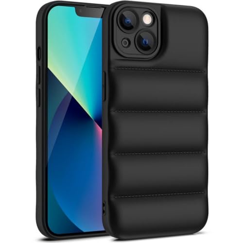 LYWZDZQ Luxuriöse Daunenjacke-Handyhülle für iPhone 16 15 14 13 12 11 Pro XS Max X XR 7 8 Plus The Puffer Case Weiche stoßfeste Silikonhülle, B, Schwarz, für iPhone 12 LYWZDZQ Luxuriöse Daunenjacke-Handyhülle für iPhone 16 15 14 13 12 11 Pro XS Max X XR 7 8 Plus The Puffer Case Weiche stoßfeste Silikonhülle, B, Schwarz, für iPhone 12 von LYWZDZQ