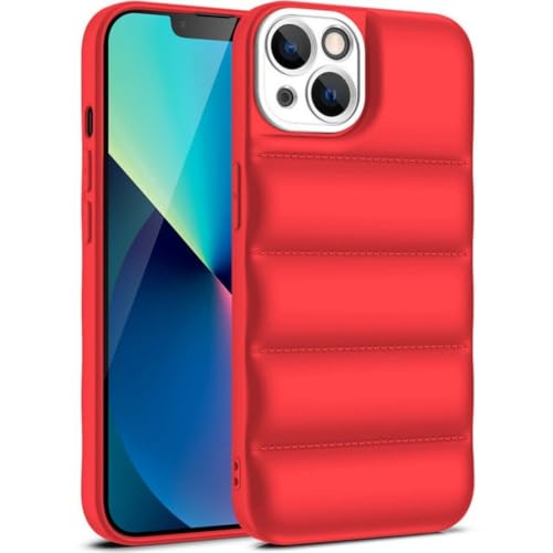 LYWZDZQ Luxuriöse Daunenjacke-Handyhülle für iPhone 16 15 14 13 12 11 Pro XS Max X XR 7 8 Plus The Puffer Case Weiche stoßfeste Silikonhülle, W, Rot, für iPhone 16 ProMax LYWZDZQ Luxuriöse Daunenjacke-Handyhülle für iPhone 16 15 14 13 12 11 Pro XS Max X XR 7 8 Plus The Puffer Case Weiche stoßfeste Silikonhülle, W, Rot, für iPhone 16 ProMax von LYWZDZQ