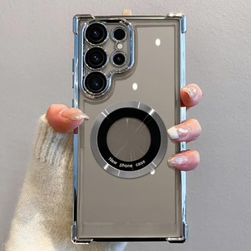 Luxus Plattiert Hülle für Samsung Galaxy S25 S24 Ultra S23 FE S22 Plus S21 Stoßfest Durchsichtige Stoßstange Harte Rückschale Silber, für Samsung Note 10 Luxus Plattiert Hülle für Samsung Galaxy S25 S24 Ultra S23 FE S22 Plus S21 Stoßfest Durchsichtige Stoßstange Harte Rückschale Silber, für Samsung Note 10 von LYWZDZQ