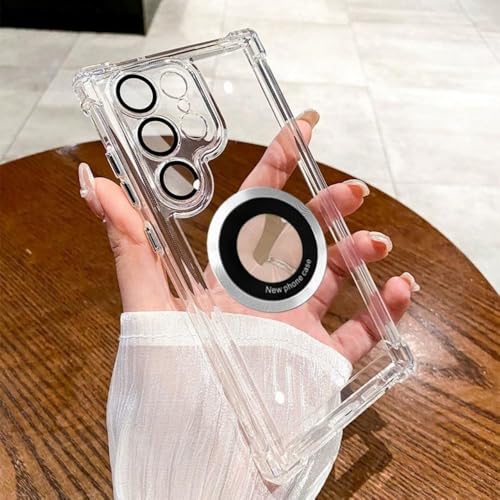Schutzhülle für Samsung Galaxy S25, S24, Ultra, S23, FE, S22 Plus, S21, stoßfest, transparent, für Note 20 Ultra von LYWZDZQ