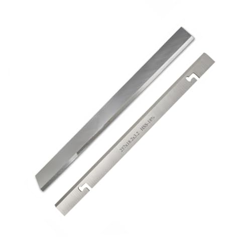 HSS-Hobelmesser for Holz, 1 Stück 257 x 18,2 x 3,2 mm for F22-561 COD1500PT CC10T, 1 Stück 260 x 25 x 3 mm, dickes, nachschärfbares Schneidwerkzeug for Holzarbeiten von LYXDWRC