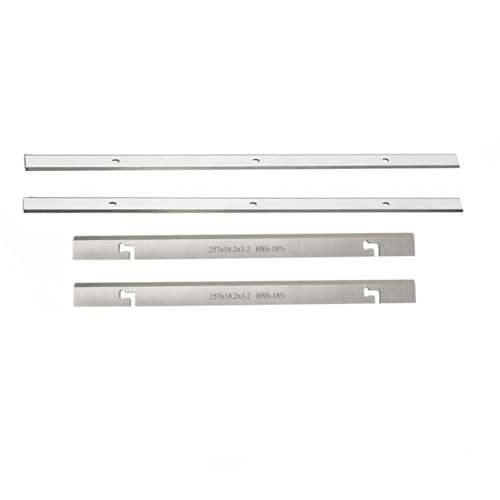 HSS-Hobelmesser for Holz, 2 Stück 257 x 18,2 x 3,2 mm for F22-561 COD1500PT CC10T, 2 Stück 320 x 12 x 1,5 mm for TP305 TP400LS 22-565 22-560, 2 Kanten HSS-Hobelmesser for Holz, 2 Stück 257 x 18,2 x 3,2 mm for F22-561 COD1500PT CC10T, 2 Stück 320 x 12 x 1,5 mm for TP305 TP400LS 22-565 22-560, 2 Kanten von LYXDWRC