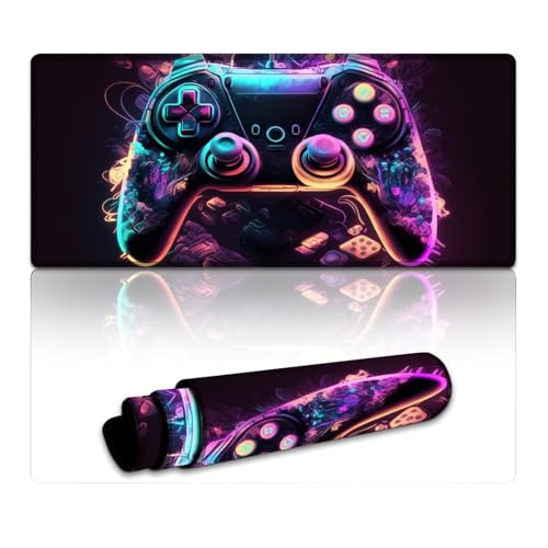 LYXIANY Großes Gaming-Mauspad (40 x 90 x 0,3 cm), rutschfeste Unterseite, wasserdicht und schmutzabweisend, geeignet für PC und Laptop von LYXIANY