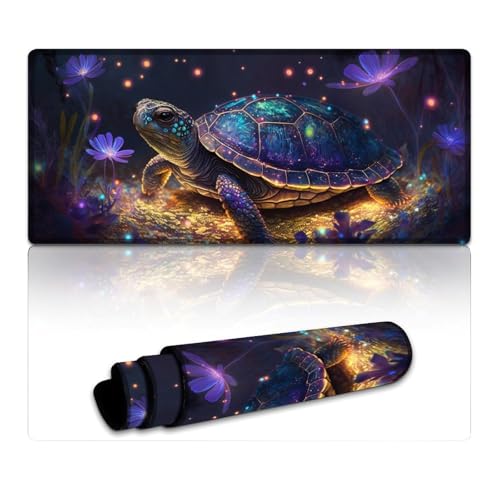 LYXIANY Großes Mauspad Magic Turtle Erweitertes XXXL-Mauspad (40 x 90 x 0,3 cm) Schreibtischunterlage für Tastatur, Computer, PC, Gamer, Schreibtisch, Büro von LYXIANY