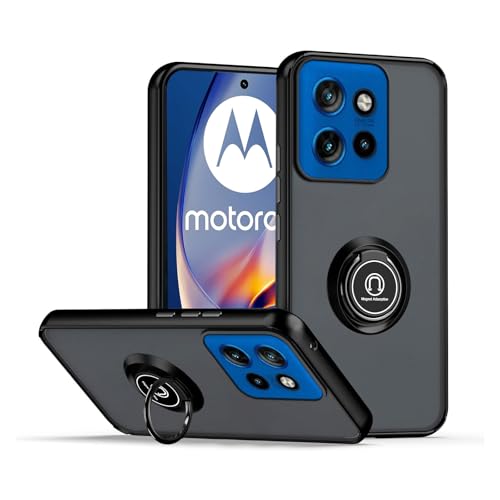 LYZXMY Hülle für Motorola Edge 50 Neo 5G Schwarze with Ring Stnad Hülle,PC+TPU stoßfest Anti-Scratch Telefon Fall Abdeckung LYZXMY Hülle für Motorola Edge 50 Neo 5G Schwarze with Ring Stnad Hülle,PC+TPU stoßfest Anti-Scratch Telefon Fall Abdeckung von LYZXMY