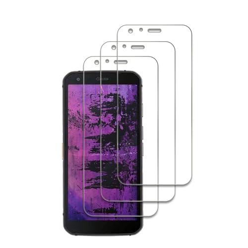 3 Stück Schutzfolie Kompatibel mit Cat S62 Pro, 9H Härte Gehärtetem Glas, Anti-Kratzer, Anti-Öl, Anti-Bläschen, Einfache Installation von LZAYN
