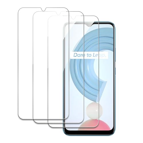 3 Stück Schutzfolie Kompatibel mit Oppo Realme C21Y / Realme C25Y, 9H Härte Gehärtetem Glas, Anti-Kratzer, Anti-Öl, Anti-Bläschen, Einfache Installation von LZAYN