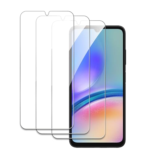 3 Stück Schutzfolie Kompatibel mit Samsung Galaxy A05s, 9H Härte Gehärtetem Glas, Anti-Kratzer, Anti-Öl, Anti-Bläschen, Einfache Installation von LZAYN