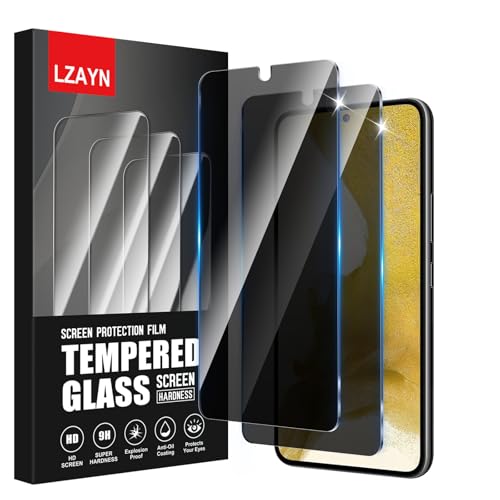 LZAYN 2 Pack Privacy Displayschutzfolie für Samsung Galaxy S22 Plus/S23 Plus, stoßfest, kratzfest, blasenfrei, schwarz, Anti-Spionage Panzerglasfolie, einfache Installation LZAYN 2 Pack Privacy Displayschutzfolie für Samsung Galaxy S22 Plus/S23 Plus, stoßfest, kratzfest, blasenfrei, schwarz, Anti-Spionage Panzerglasfolie, einfache Installation von LZAYN