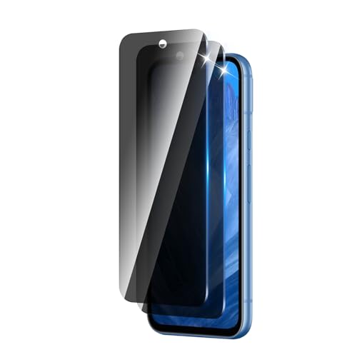 LZAYN Displayschutzfolie für Google Pixel 8A, stoßfest, kratzfest, blasenfrei, schwarz, Anti-Spionage-Displayschutzfolie aus gehärtetem Glas, einfache Installation, 2 Stück LZAYN Displayschutzfolie für Google Pixel 8A, stoßfest, kratzfest, blasenfrei, schwarz, Anti-Spionage-Displayschutzfolie aus gehärtetem Glas, einfache Installation, 2 Stück von LZAYN