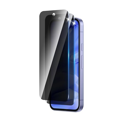 LZAYN Displayschutzfolie für Google Pixel 9A, stoßfest, kratzfest, blasenfrei, schwarz, Anti-Spionage-Displayschutzfolie aus gehärtetem Glas, einfache Installation, 2 Stück LZAYN Displayschutzfolie für Google Pixel 9A, stoßfest, kratzfest, blasenfrei, schwarz, Anti-Spionage-Displayschutzfolie aus gehärtetem Glas, einfache Installation, 2 Stück von LZAYN
