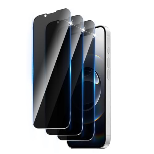 LZAYN Displayschutzfolie für iPhone 16e, stoßfest, kratzfest, blasenfrei, schwarz, Anti-Spionage-Displayschutzfolie aus gehärtetem Glas, einfache Installation, 3 Stück LZAYN Displayschutzfolie für iPhone 16e, stoßfest, kratzfest, blasenfrei, schwarz, Anti-Spionage-Displayschutzfolie aus gehärtetem Glas, einfache Installation, 3 Stück von LZAYN