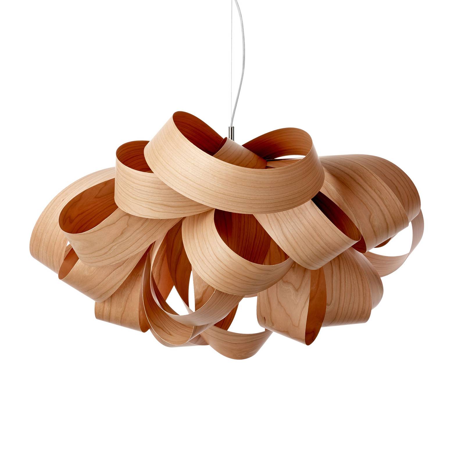 LZF Agatha Small Hängeleuchte, 78x76cm, Kirschbaum von LZF LamPS