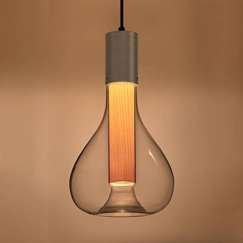 LZF Eris LED-Pendellampe Glas aluminium/buche von LZF LamPS