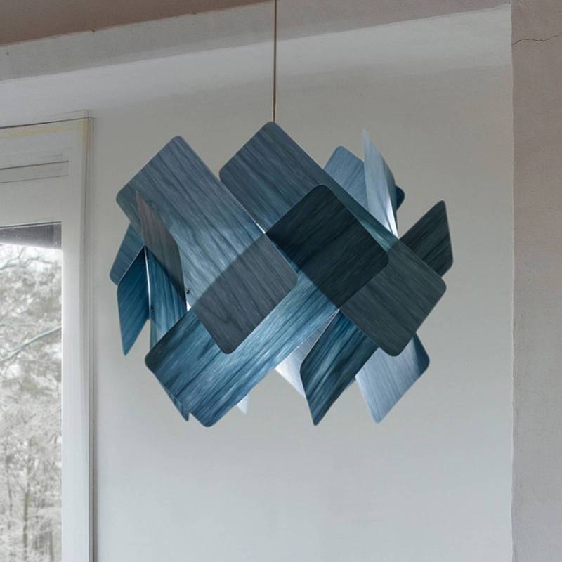 LZF Escape Pendel, Kabel schwarz Ø 52cm blau von LZF LamPS