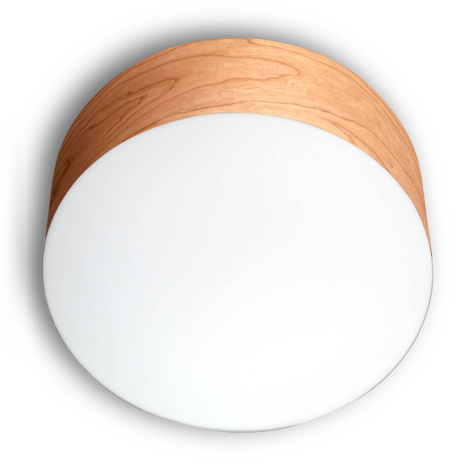 LZF Gea Deckenlampe 0-10V dim, Ø 30cm, kirschbaum LZF Gea Deckenlampe 0-10V dim, Ø 30cm, kirschbaum von LZF LamPS