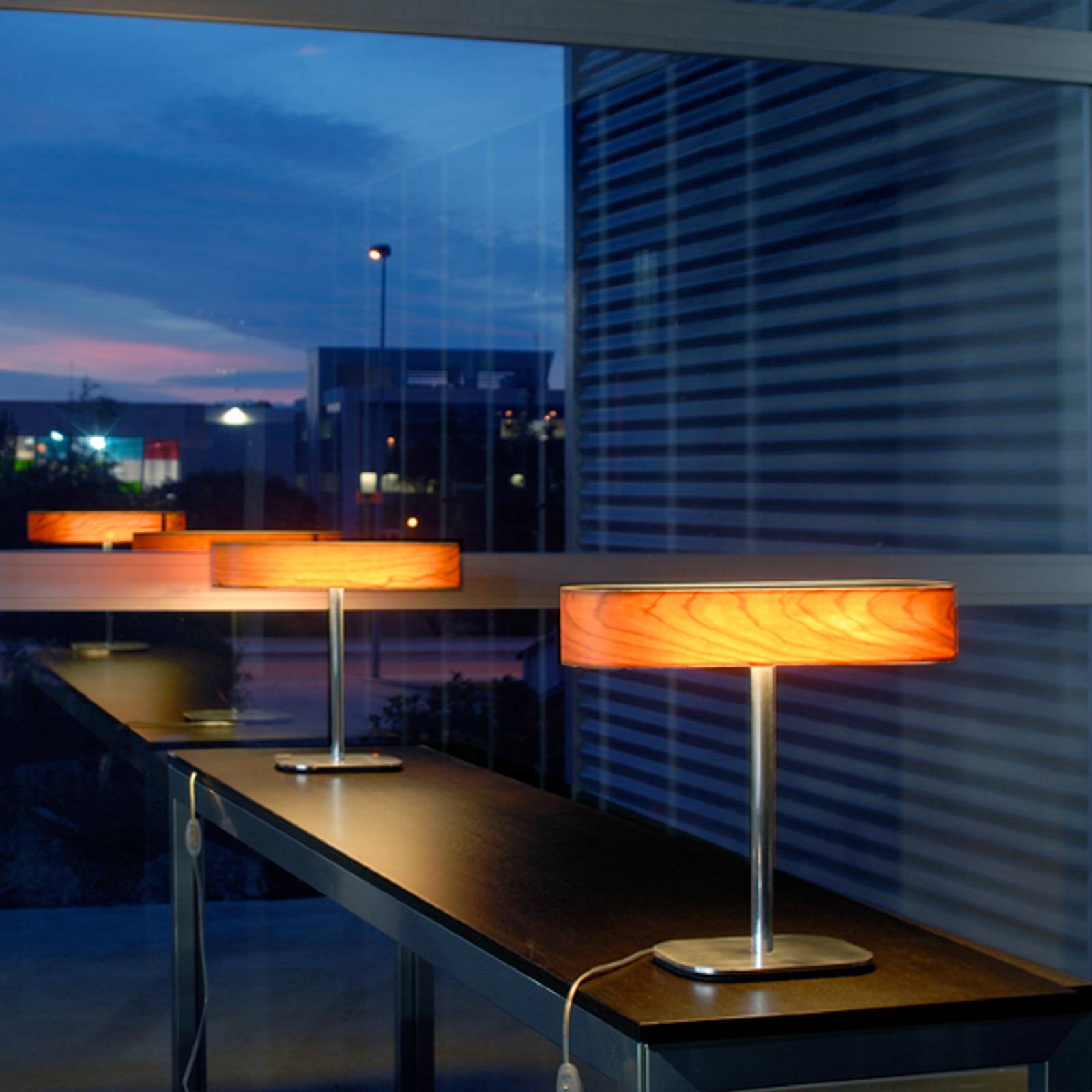 LZF I-Club LED-Tischleuchte, Dimmer, kirschbaum LZF I-Club LED-Tischleuchte, Dimmer, kirschbaum von LZF LamPS