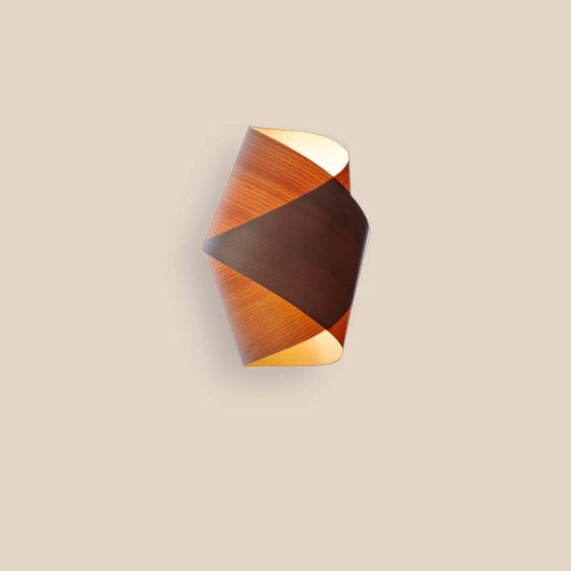 LZF Orbit Wandleuchte buche natur, Höhe 36 cm, Holzfurnier von LZF LamPS