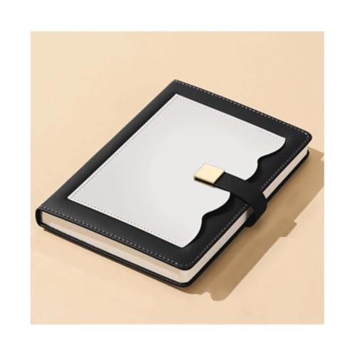 LZJZJE Notizblöcke Notizbuch im A5-Format mit Ledereinband, linierter Notizblock, ideal zum Notieren und Schreiben, 256 Seiten/128 Blatt Notizbuch LZJZJE Notizblöcke Notizbuch im A5-Format mit Ledereinband, linierter Notizblock, ideal zum Notieren und Schreiben, 256 Seiten/128 Blatt Notizbuch von LZJZJE